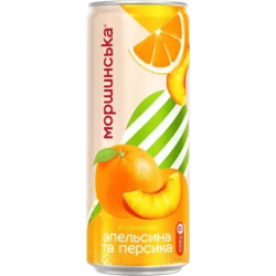Лимонад зі смаком апельсина та персика