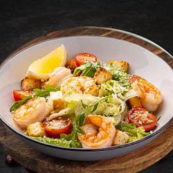 Салат с креветками